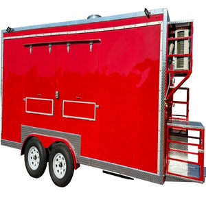 Chariot de vente ambulante pour mini-glaces, petite remorque de restauration rapide entièrement équipée, machines à snacks, camion de restauration à vendre - Product Image 1