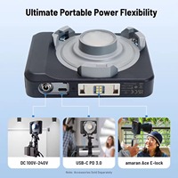Aputure Amaran Ray 60c 120c 360c 660c Lumière vidéo RVB ultra-compacte à source ponctuelle pleine couleur 2300K-10000K pour créateurs de contenu