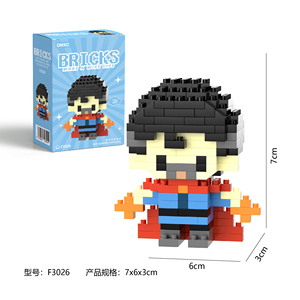 DREA Meilleures ventes Micro-pièces Figurines de dessin animé DIY Super-héros Venom <span class=keywords><strong>Spider</strong></span> <span class=keywords><strong>Iron</strong></span> Briques de puzzle Jouets - Product Image 4