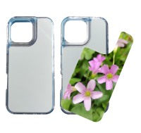 Coques de téléphone vierges pour sublimation thermique pour iPhone 17, 17 Pro, 17 Plus, 17 Pro Max, 16, 15, 14, 13, 12