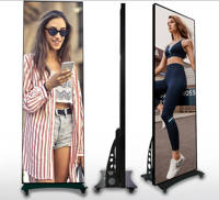 Afficheur LED intelligent d'intérieur P1.538, affichage Full HD, affichage sur pied pour la publicité, signalisation numérique, affichage d'événements