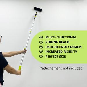 Perche <span class=keywords><strong>télescopique</strong></span> pour peinture de 65 cm à 143 cm, en alliage d'aluminium épaissi, pour rouleau à peinture et bloc de ponçage - Product Image 4