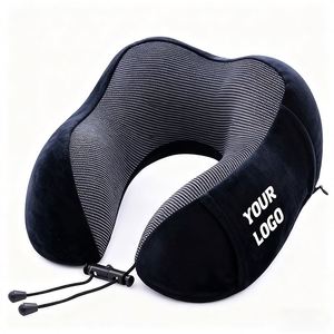 Xd904 Customized Logo Memory Foam Cushions U Shape Ergonomic Soft for Airplane Office / <b>Car</b> Portable Travel Neck Pillow - Product Image 6