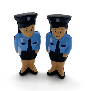 Giocattolo Antistress in Schiuma PU a Forma di Poliziotto, Morbido e a Lenta Risalita, per Alleviare lo Stress, Personalizzabile OEM - Product Image 3