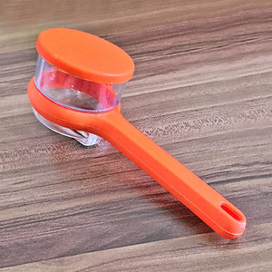 Multi Functional Kitchen Peeler With Storage Container Potato Fruit Vegetable Peeler Household Use Orange Green Color - Product Image 3