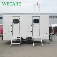 Wecare 450*210*210cm Toilettes portables pour camping, remorque WC mobile, toilettes portables pour camping