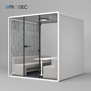 1 Person Acoustic Booth Portable Studio Booth Office Shed Indoor Office