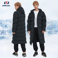 Doudoune Longue Neuve de Qualité Supérieure Personnalisée en Gros pour Hommes, Manteau Matelassé Chaud Populaire pour Femmes