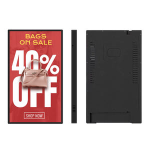 شاشة عرض رقمية تفاعلية فائقة النحافة عالية الدقة للإعلانات التجارية، شاشة LCD للتثبيت على الحائط - Product Image 1