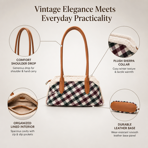Bolso Tipo Dumpling Casual Retro Portátil de Moda con Lentejuelas Impermeable para Mujer, Invierno 2025, Versátil, Geométrico, Colorido - Product Image 2
