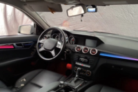 (W204) Lumière d'ambiance dynamique RGB pour Mercedes Benz W204 Classe C 2008-2014, éclairage LED intérieur de voiture avec contrôle par application