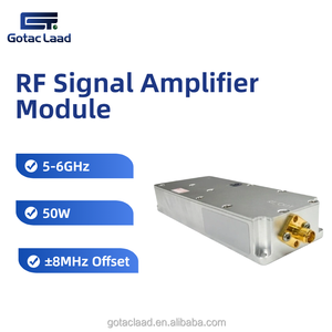 Module amplificateur de signal RF blindé <span class=keywords><strong>anti</strong></span>-UAV 5 GHz 50 W à gain élevé et faible bruit, GaN PA, boîtier en alliage <span class=keywords><strong>d</strong></span>'aluminium, protection de sécurité - Product Image 1