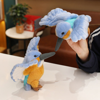 Nouveau design, vente chaude, jouet en peluche personnalisé super doux, oiseau pêcheur simulé, rembourrage en coton PP, MEIWEN FSFHC-483 OEM/ODM