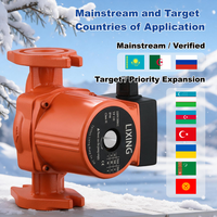 Pompe de recirculation d'eau chaude à trois vitesses, compacte, avec options de raccord DN20, DN25, DN40 pour les programmes de remplacement et de stockage