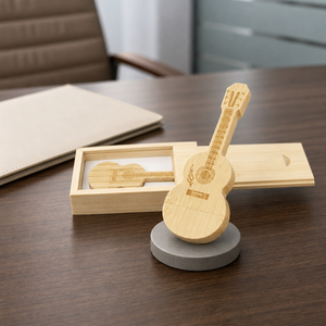 Memoria <span class=keywords><strong>USB</strong></span> <span class=keywords><strong>con</strong></span> Forma de Guitarra Musical <span class=keywords><strong>con</strong></span> Logotipo Personalizado, Precio al por Mayor, 2.0, 8GB, 16GB, 32GB, 64GB, Unidad <span class=keywords><strong>USB</strong></span> de Madera - Product Image 6