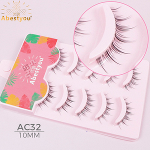 Abestyou <span class=keywords><strong>Volume</strong></span> False Eyelashes, <span class=keywords><strong>Cils</strong></span> Noirs Luxueux, Imperméables, Personnalisables, Bande Complète, <span class=keywords><strong>Faux</strong></span> <span class=keywords><strong>Cils</strong></span> en Vison - Product Image 6