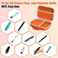Étui de transport rigide en EVA pour stylo 3D, sac de voyage antichoc pour stylo d'impression 3D, filaments, chargeur, câble USB