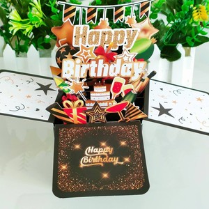 Tarjetas <span class=keywords><strong>de</strong></span> <span class=keywords><strong>cumpleaños</strong></span> emergentes 3D, tarjetas <span class=keywords><strong>de</strong></span> felicitación con sobres <span class=keywords><strong>de</strong></span> papel, regalos <span class=keywords><strong>de</strong></span> <span class=keywords><strong>cumpleaños</strong></span> divertidos para mamá, esposa, <span class=keywords><strong>hermana</strong></span>, amigas - Product Image 4