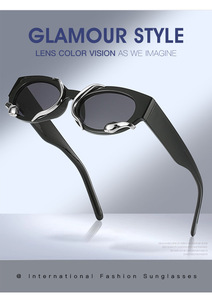 Gafas de sol Jennie Y2K Millionaire 2025 última moda lujo vintage Viper diseño mujeres sexy Hot Girls gafas de sol - Product Image 5