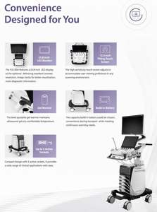 Sonosape P25Elite troli warna Digital, pemindai Ultrasound resolusi tinggi 3D/4D/5D dengan Diagnosis bantuan AI - Product Image 6