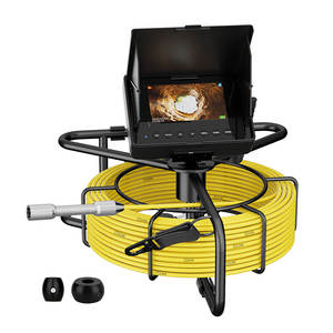 Monitor de 30m y 4,3 pulgadas, cámara de vídeo de inspección de tuberías de alcantarillado, tarjeta de 17mm y 16GB, DVR, tubería de alcantarillado IP68, endoscopio Industrial - Product Image 6