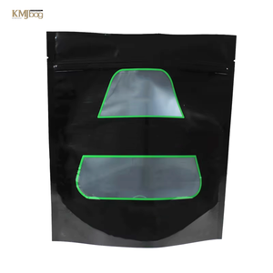 Bulk Resealable <strong>Zip</strong> Lock PE Plastic Stand up <strong>Pouches</strong> with Window for Salad Chewing Gum Milk Pet Food Jelly Canned Food Storage - Product Image 2