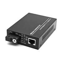 Convertisseur de média optique à fibre unique monomode 1.25Gbps 1 port SC Gigabit optique MM 1310/1550nm 3KM