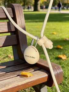 Sac à friandises pour chien en silicone portable avec clip, sac à friandises pour chien mains libres pour la marche et l'entraînement, logo personnalisé OEM - Product Image 4