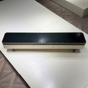 Modern Media Console <strong>TV</strong> Cabinet 220cm Long <strong>Brown</strong> MDF Low-Profile Living Room Entertainment Storage <strong>Unit</strong> - Product Image 5