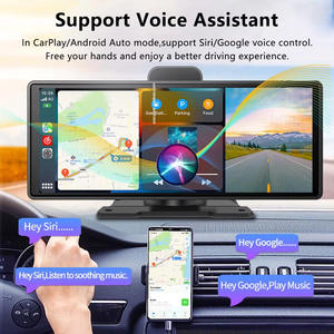 4k 10.26 "xách tay <span class=keywords><strong>GPS</strong></span> màn hình cảm ứng wifi không dây Dashcam Carplay <span class=keywords><strong>Android</strong></span> tự động liên kết phía trước và trở lại ghi âm kép Xe DVR - Product Image 4