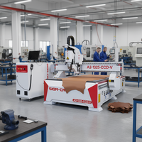 Máquina de Corte con Cuchilla Vibratoria CNC de Alta Precisión con Mesa de Vacío y Cámara CCD para Materiales Publicitarios y Materiales Blandos
