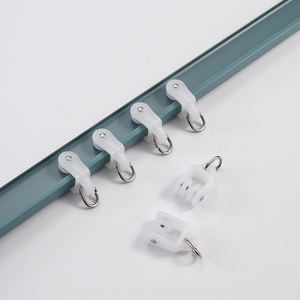 รางผ้าม่านแบบยืดหยุ่นรางจากโรงงานจีนแบบโค้งงอหรือแบบตรงสำหรับผ้าม่านในสำนักงานโรงแรม - Product Image 6