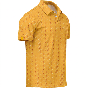 เสื้อโปโลผู้ชายลายสัตว์ ระบายอากาศได้ดี น้ำหนักเบา ผ้าสแปนเด็กซ์/โพลีเอสเตอร์ไร้ตะเข็บ แขนครึ่งตัว แห้งเร็ว - Product Image 1