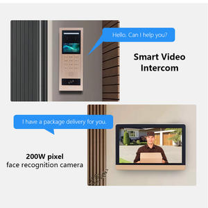 ศูนย์ควบคุมการโทรและอินเตอร์คอมไร้สาย 4G แบบสองทาง พร้อมรหัสดิจิทัล IP จอภาพวิดีโอขนาด 10 นิ้ว สำหรับบ้านแถว - Product Image 2