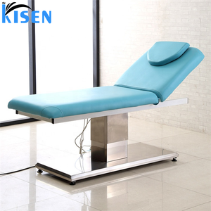 Kisen Luxury Facial Spa Cosmetic Salon  Electric Beauty Beds Massage Lash Bed for Salon 2 Motors Electric Cosmetic Massage Bed - Product Image 3