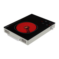 Cuisinière à Induction de haute qualité, en acier inoxydable, Portable, à infrarouge, en céramique, pour cuisson domestique, 9 pouces