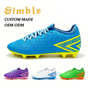 Chaussures de football de futsal personnalisées pour hommes, crampons longs en TPU résistants pour l'entraînement, chaussures de football personnalisées - Product Image 1