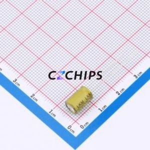LKMC0901H680MF Through-Hole <b>Aluminum</b> <b>Electrolytic</b> <b>Capacitor</b> Through hole,D6.3xL9mm 68uF 20% 50V 390mA-100kHz - Product Image 2