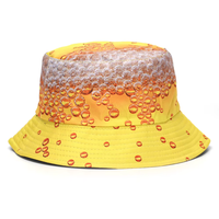 Sombrero de Pescador Estilo Panamá Reversible, Bonito y Amarillo, Ideal para Viajes de Verano y Actividades al Aire Libre, Modelo Bob, Superventas