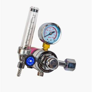 Régulateur de CO2 en laiton 36V 110V avec manomètre, réducteur de pression de dioxyde de carbone, débitmètre pour propane, gaz adapté - Product Image 4