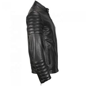 เสื้อแจ็คเก็ตหนังวัวแท้สไตล์ลำลองสำหรับผู้ชาย แฟชั่นฤดูหนาว ดีไซน์ทรงเข้ารูป คอปกแบบคอกลม ใส่ได้สองด้าน กันลม คุณภาพสูง - Product Image 4