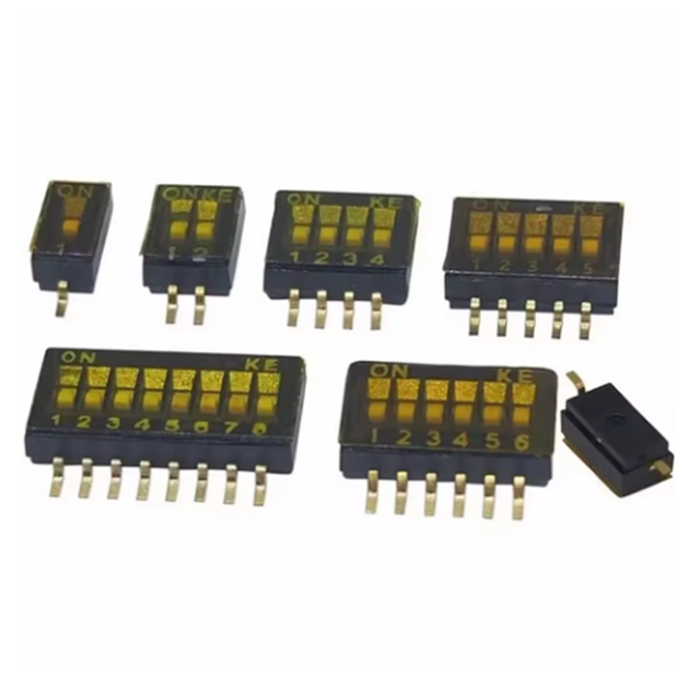 SMD SMT Slide Type Switch 1P 2P 3P 4P 5P 6P 8P 10P 1.27mm Position Way DIP Black Pitch Toggle Switch Black Snap Switch