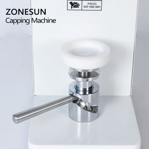 ZONESUN, máquina de costura de latas de aluminio con anillo de cerveza de lata de aluminio, máquina semiautomática de sellado de tapas de botellas de plástico - Product Image 4