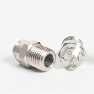 Industrielle Flachs pay Wasser V Spray Edelstahl Jet Sprüh düsen Anti Clog 1/4 "HVV 65/95/110 Grad Flach lüfter düse - Product Image 4