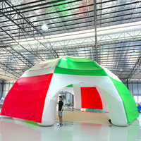 Tentes gonflables publicitaires géantes multicolores personnalisées, dôme araignée gonflable pour salons professionnels