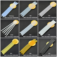Bâton de colle adhésif thermofusible transparent de 7mm pour cadeau et papeterie de bricolage pour les projets d'artisanat et de bricolage