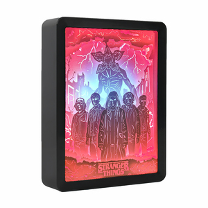 Veilleuse Stranger Things en boîte à ombres avec photo gravée, cadre ABS, veilleuse LED 3D personnalisée, lampe <span class=keywords><strong>de</strong></span> bureau pour <span class=keywords><strong>la</strong></span> décoration intérieure, cadeau <span class=keywords><strong>de</strong></span> luxe - Product Image 1