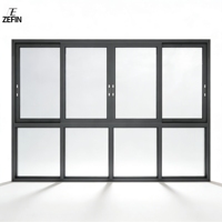 Ventana Corredera Comercial de PVC para Hotel con Deslizamiento Horizontal y Aislamiento Térmico, Estilo Moderno