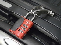 Serrure à combinaison de petite taille en alliage de zinc de qualité supérieure, approuvée par la TSA, pour bagages de voyage, couleurs personnalisées