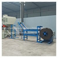Ligne de production de fil barbelé à grande vitesse facile à utiliser avec presse à poinçonner et machine de formage